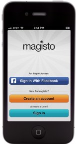 Magisto Home Screen