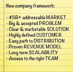 new company framework