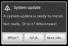 System update