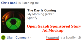 Open Graph Sponsored Stories  Mockup Done
