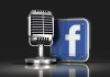 Microphone and Facebook Logo