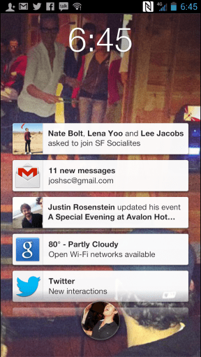 Facebook Home HTC Frist Notifications
