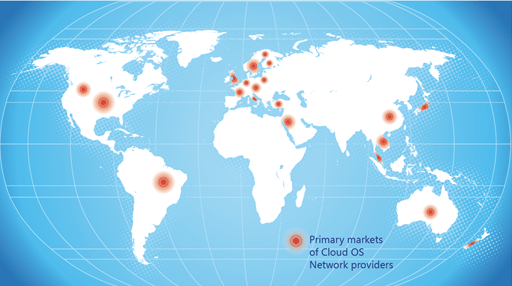 cloud os network, microsoft map