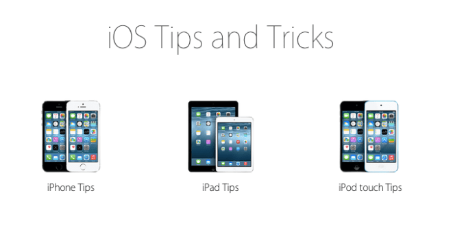 iOS tips