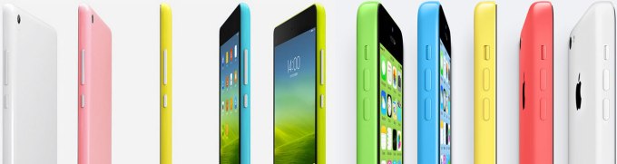 The Xiaomi MiPad and the iPhone 5c