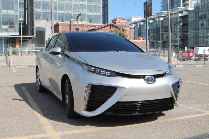 Toyota fuel cell car