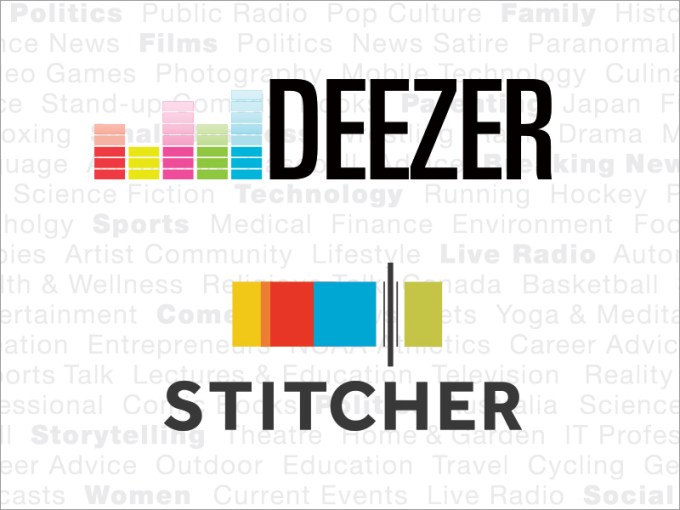 Deezer Stitcher Logos