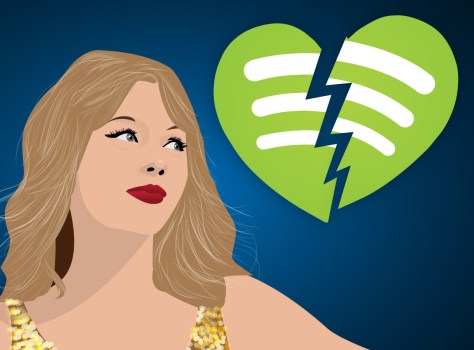 Taylor Swift Breaks Up With Spotify