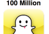 Snapchat Logo 100 Million
