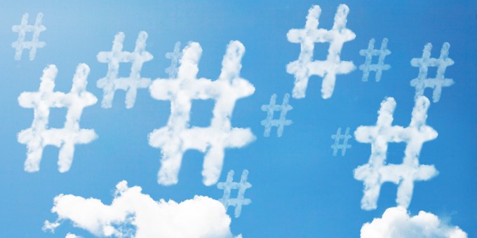 hashtag clouds