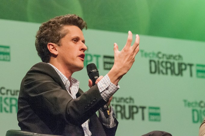 Aaron Levie, Box CEO, speaking at TechCrunch Disrupt Berlin in 2013.