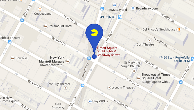 Google Maps Easter Egg Sets Pac-Man Loose On City Streets