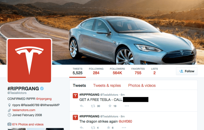 photo of Tesla’s Site And Twitter Account Hacked image