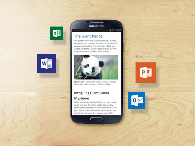 microsoft office android phone