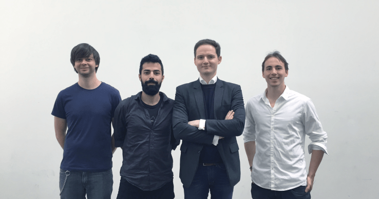 ByeBuy team: Florian Hofer（技術担当）, Behrad Mirashar(プロダクト担当), Michael Cassau(CEO), Simon Wiedemann(数学/アルゴリズム担当)