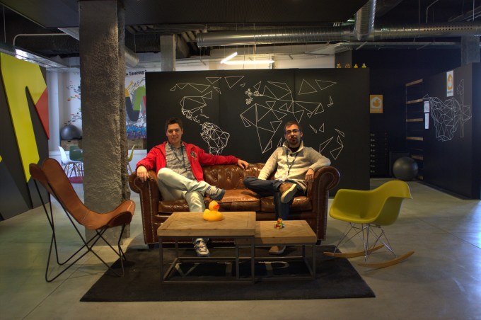 Álvaro Sánchez, CEO, (i) y Rodrigo Olmo (r), CTO - los fundadores de Wayook