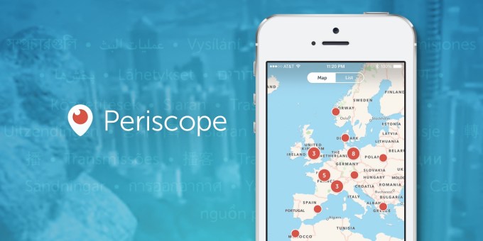 Periscope 1.1 map view