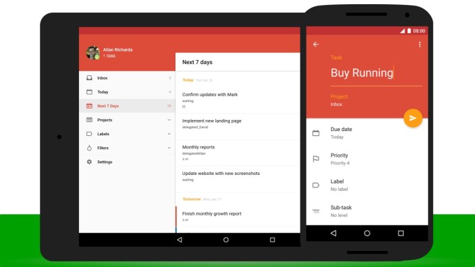 Todoist for Android banner