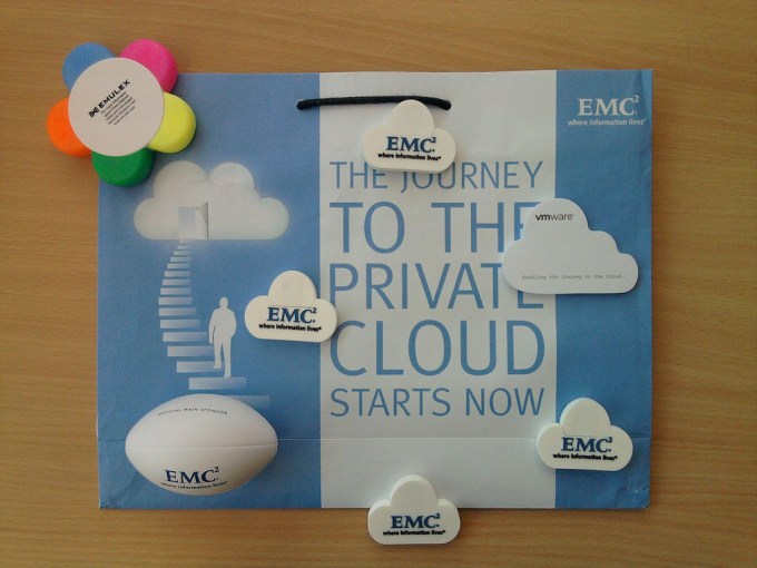 Journey to private cloud starts now sign from EMC.