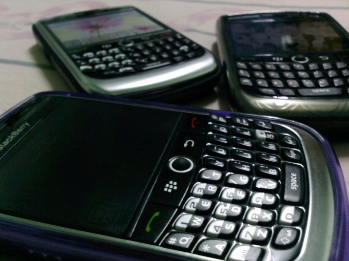 Three Blackberry Curves