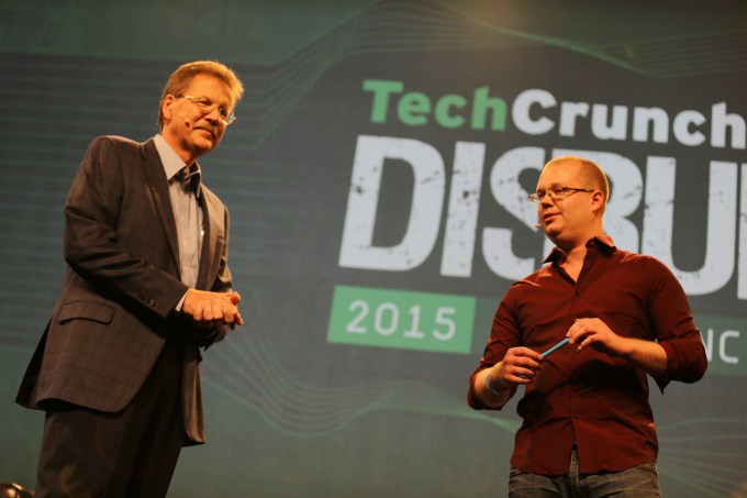 Alex Wilhelm and John Kelly from IBM Watson at TechCrunch Disrupt SF