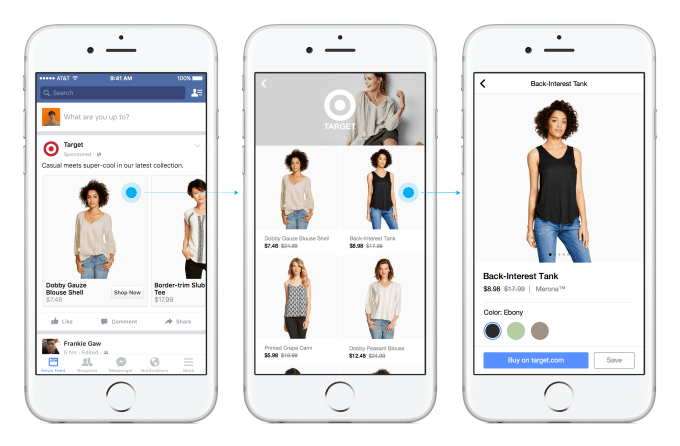 Facebook Tests A Dedicated Shopping Feed