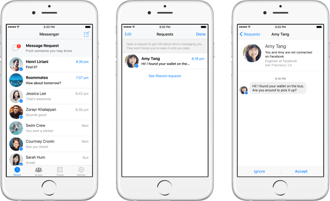 Facebook Wants To BE Your Phone Number With New Message Requests