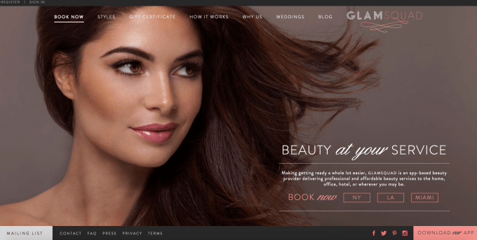 photo of NEA Backs On-Demand Beauty Business Glamsquad In $15 Million Series B image