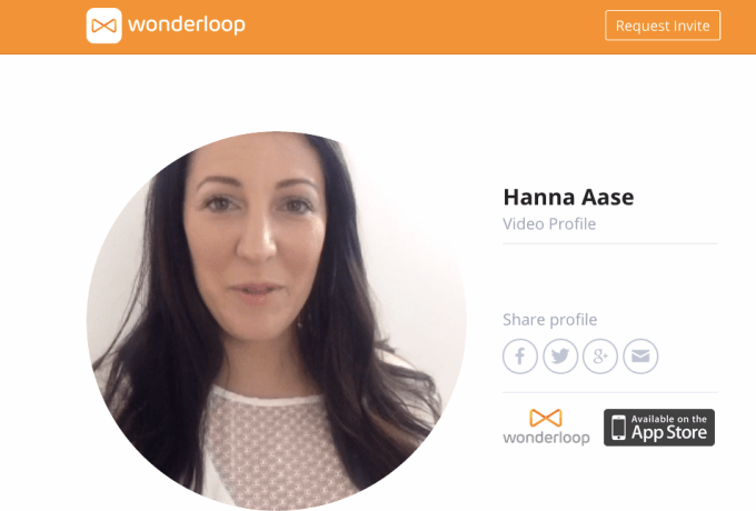 photo of Wonderloop Launches A Web Version Of Its Video Profiles App image