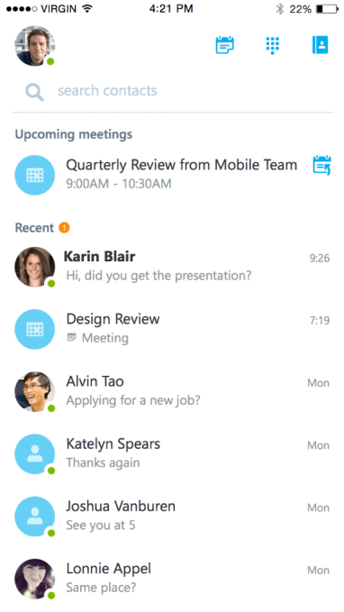 Microsoft&#8217;s &#8220;Skype For Business&#8221; iOS App Now Available To All