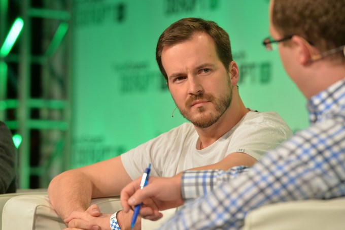 LONDON, ENGLAND - OCTOBER 21:  TransferWise Co-Founder Taavet Hinrikus appears on stage at the 2014 TechCrunch Disrupt Europe/London, at The Old Billingsgate on October 21, 2014 in London, England.  (Photo by Anthony Harvey/Getty Images for TechCrunch) *** Local Caption *** Taavet Hinrikus