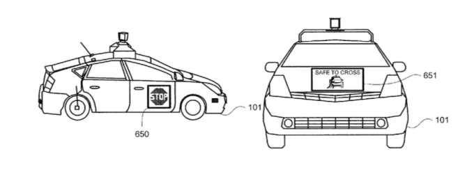 photo of Google Granted Patent That Enables Self-Driving Cars To Interact With Pedestrians image
