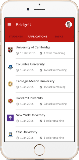 Student View (on Mobile)