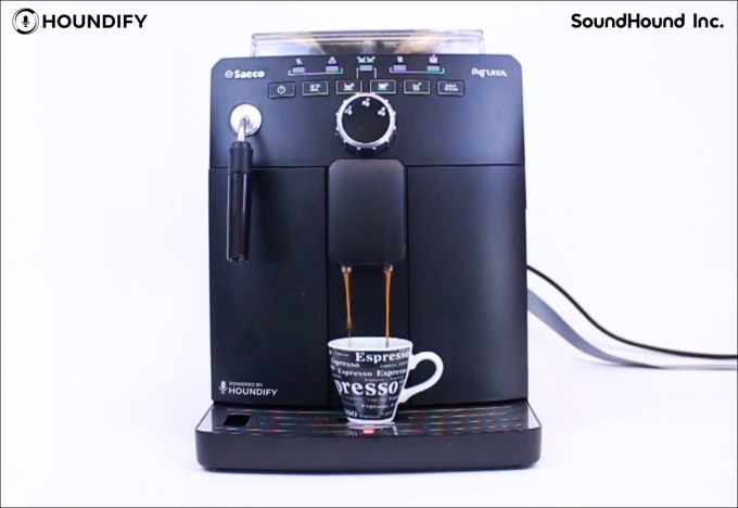 Houndified espresso machine
