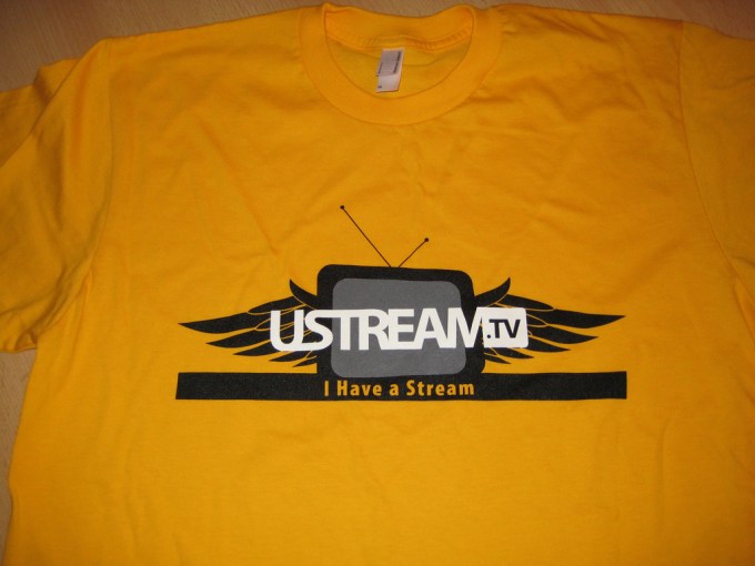 UStream.TV t-shirt.