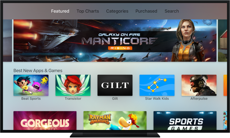 Apple TV begins hiding apps from the charts if you have them installed