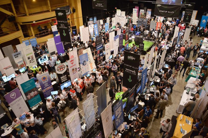 NEW YORK, NY - MAY 05:  General atmosphere during TechCrunch Disrupt NY 2015 - Day 2 at The Manhattan Center on May 5, 2015 in New York City.  (Photo by Noam Galai/Getty Images for TechCrunch)