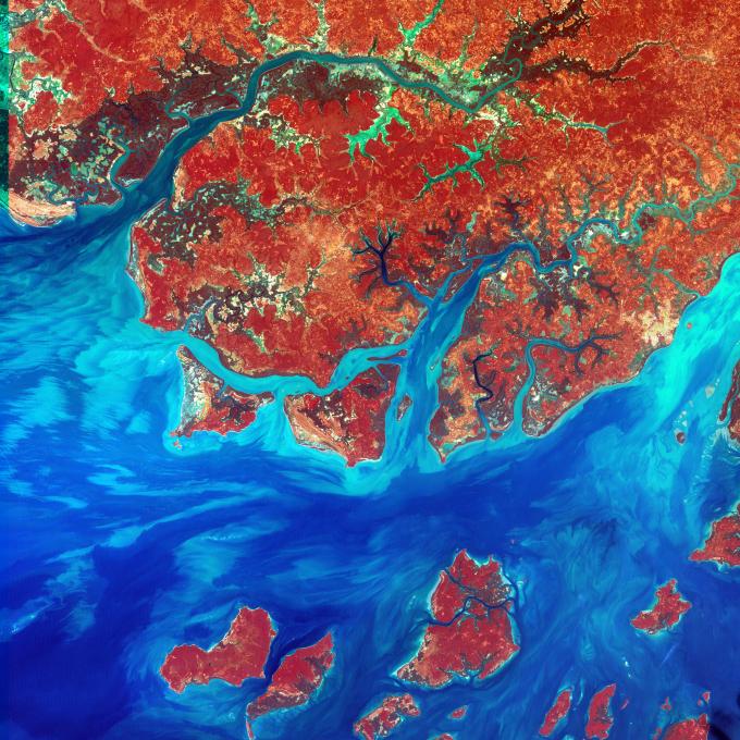 Landsat image