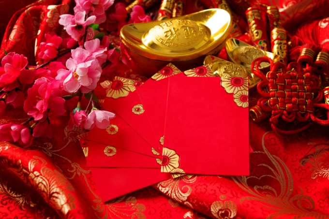 shutterstock red envelopes