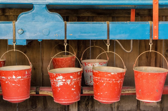 Red Buckets in a Row
