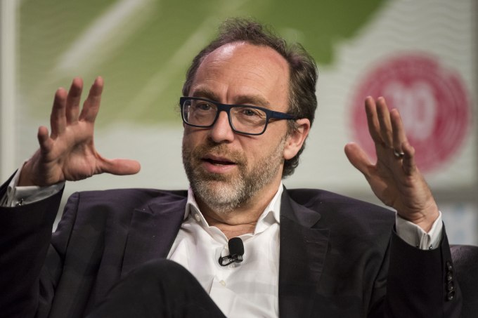 Jimmy Wales, co-founder of Wikipedia, speaks during the South By Southwest (SXSW) Interactive Festival at the Austin Convention Center in Austin, Texas, U.S., on Sunday, March 13, 2016. The SXSW Interactive Festival features presentations and panels from the brightest minds in emerging technology, scores of networking events hosted by industry leaders and a lineup of special programs showcasing new websites, video games, and startup ideas. Photographer: David Paul Morris/Bloomberg via Getty Images