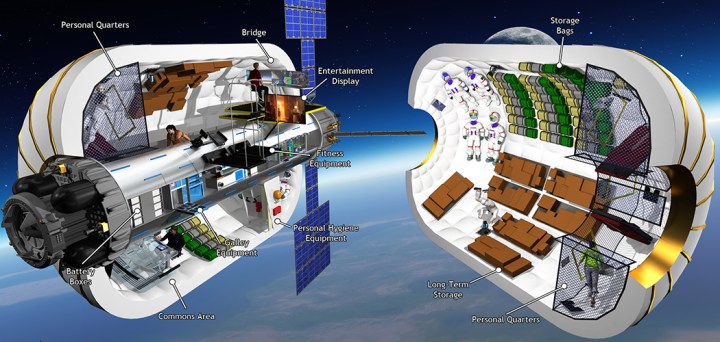 Bigelow Aerospace's B330 module with 330 cubic meters of internal space / Image courtesy of Bigelow Aerospace