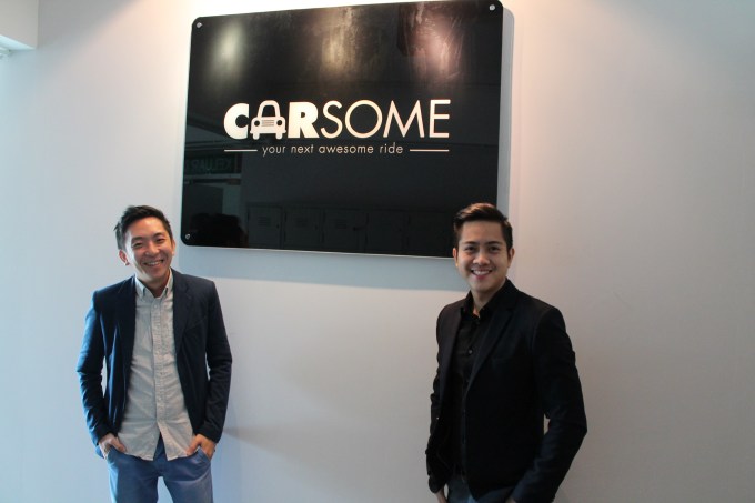 Carsome founders Eric Cheng and Teoh Jiun Ee