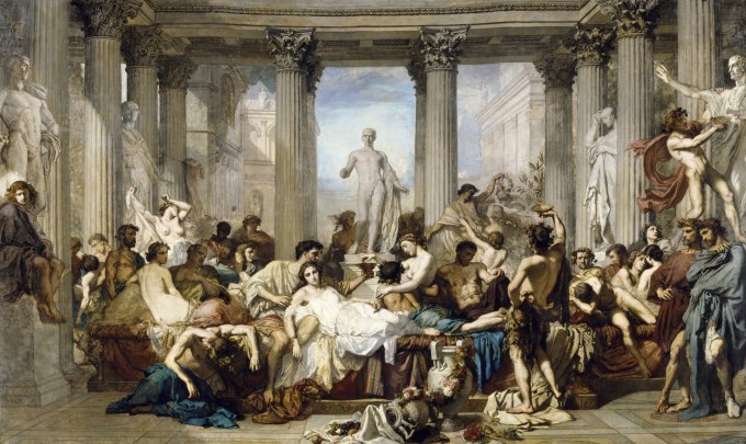 Thomas Couture, The Romans of the Decadence, 1847