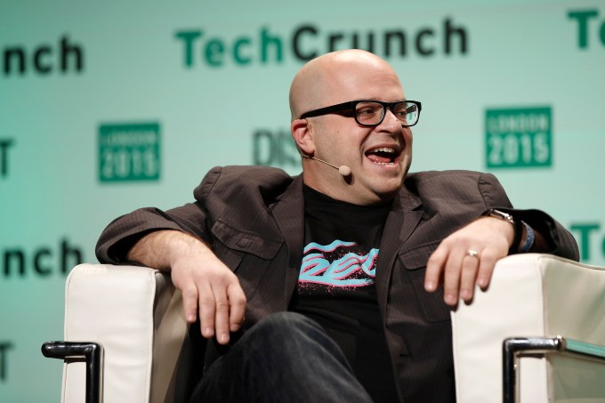 LONDON, ENGLAND - DECEMBER 08:  Co-Founder & CEO at Twilio Inc. Jeff Lawson during TechCrunch Disrupt London 2015 - Day 2 at Copper Box Arena on December 8, 2015 in London, England.  (Photo by John Phillips/Getty Images for TechCrunch) *** Local Caption *** Jeff Lawson