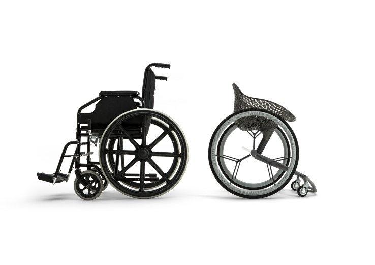 3D-printed bespoke wheelchair debuts at Design Week in London