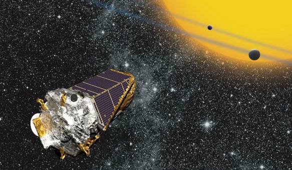 Illustration of the Kepler space telescope / Image courtesy of NASA