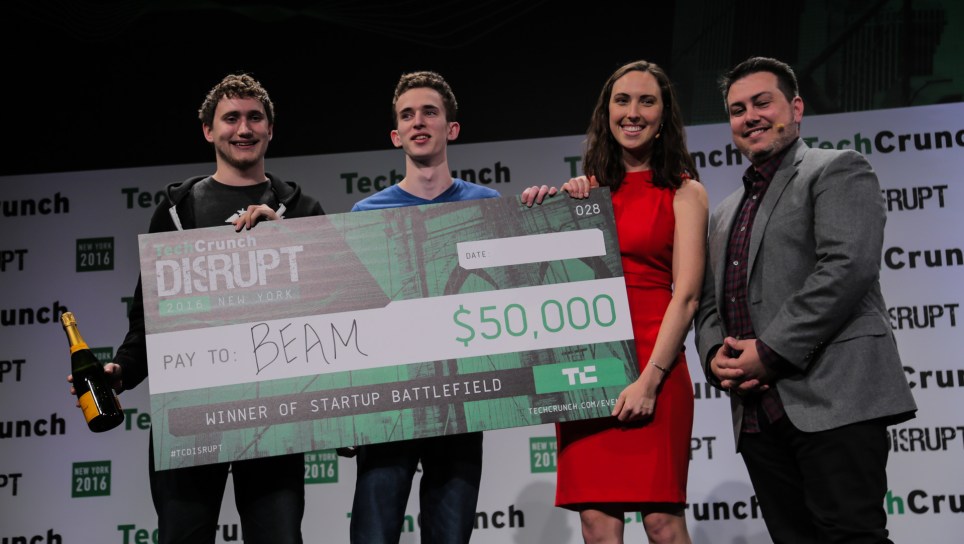 And the winner of TechCrunch Disrupt NY 2016 is… Beam