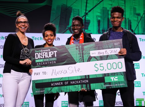 AlexaSite wins the Disrupt NY 2016 Hackathon