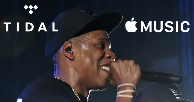 NEW YORK, NY - MAY 17:  Jay-Z (L) and Memphis Bleek perform during TIDAL X: Jay-Z B-sides in NYC on May 17, 2015 in New York City.  (Photo by Theo Wargo/Getty Images for Live Nation)